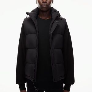 TNA Super Puff Vest Black Size XS